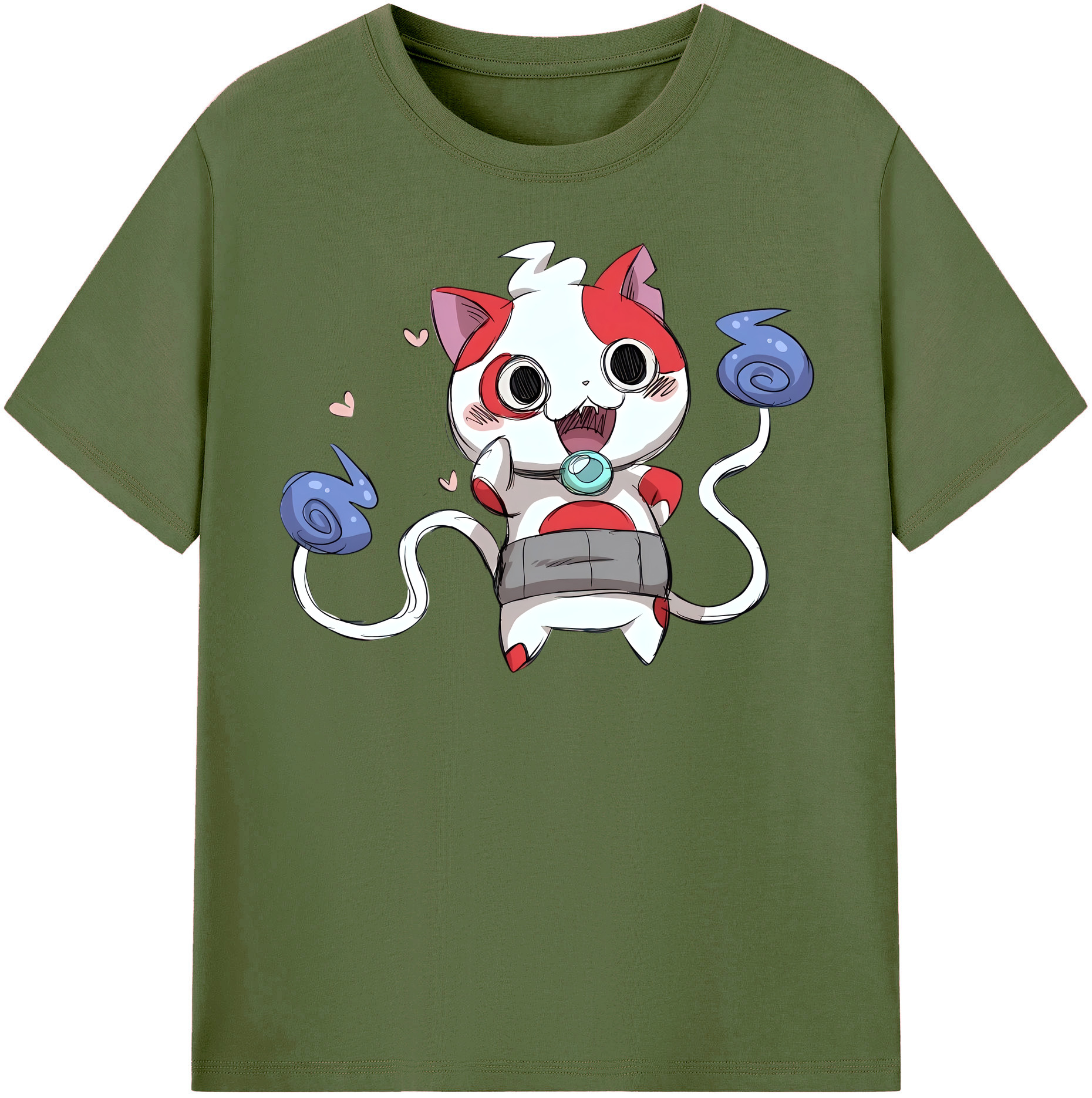 （画像用） 妖怪ウォッチ Yo-kai Watch 綿100％半袖Tシャツ（フロントプリント）